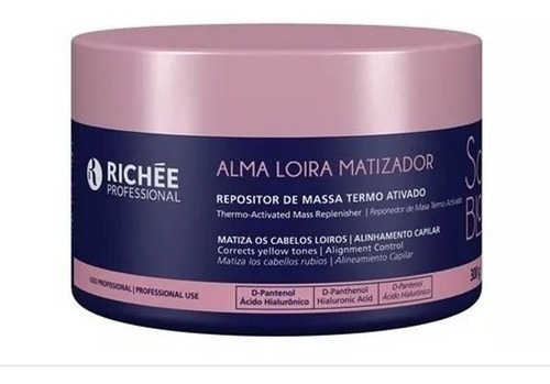 Botox Matizador Soul Blond Professional 300gr Richée Rubias