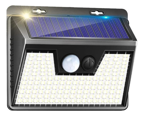 Lampara Solar Exterior Led Luz Potente Sensor Movimiento