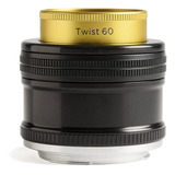 Lente Ef 7 ° C Twist 60 Para Nikon F, Negro/con Estuche