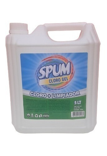 Cloro Gel + Limpiador Spum 5 Ltr.
