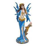 Figura Hada Azul  29 Cm Alto 