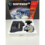 Console Nintendo 64 Nacional Funcionando Perfeitamente Com Superstar Soccer 64 - Faço 650 Com Frete Incluso No Shops N64