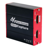 Capturadora De Video Mirabox Usb 3.0, Hdmi, 60fps, Compacto