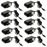 10x Fonte De Alimentação 9v 1a Plug P4 Bivolt Diametro 5.5mm