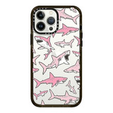 Funda Para iPhone 13 Pro Max Rosa Sharks - Transparent-022