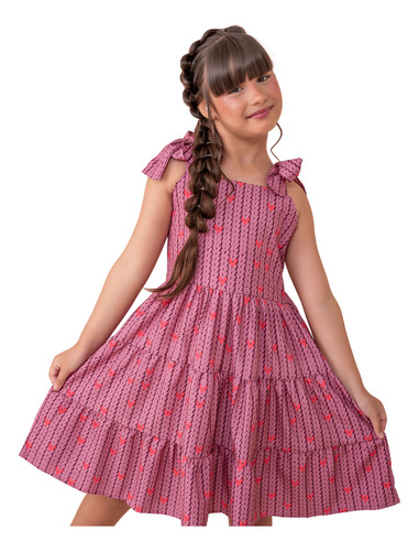 Vestido Infantil Menina Festa Moda Blogueirinha Colorido