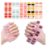 Stickers Gel Cabina Uv Led Uñas Esculpidas Decoracion 16pcs