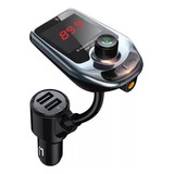 Cargador Dual Usb Para Carro Adaptador Bluetooth 5.0 Fm Mp3