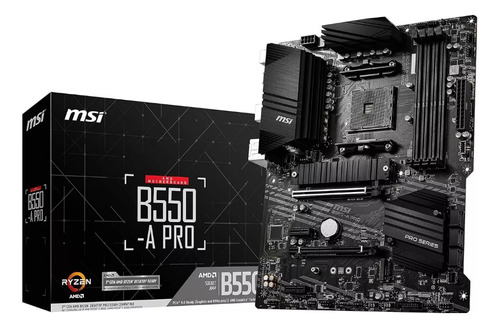 Msi B550-a Pro Proseries Motherboard  Amd Am4  Pcie 4.0 