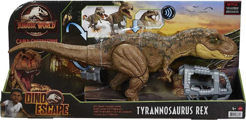 Figura De Acción Tiranosaurio Rex Stomp 'n Escape 