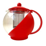 Bule De Vidro Com Infusor Inox Para Chá - Chaleira 1250ml