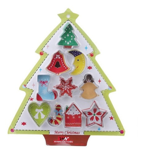 Pack Cortadores  Galletas Navidad Cortador Navideño Mj