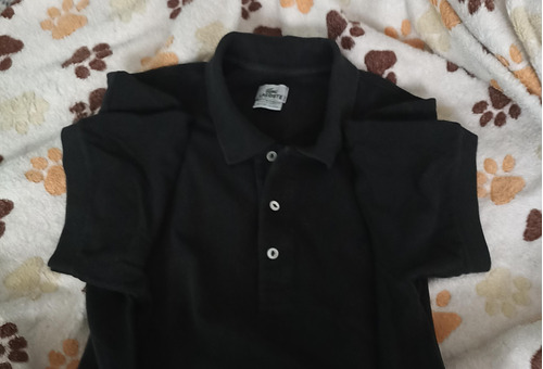 Lacoste Washed Vintage Talla 5 (m) Negro Excelente Estado