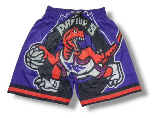 Short Basquet Nba Just Don Raptors Violeta