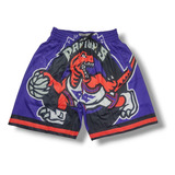 Short Basquet Nba Just Don Raptors Violeta