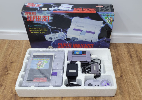 Super Nintendo Gradiente Na Caixa Completo 