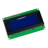 Display Lcd 20x4 5v Hd44780 C Backlight Azul Letras Brancas