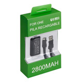 Kit Carga Y Juega Para Xbox One 2800mah 100% Nueva