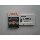 Metallica Master Of Puppets Casete Edicion  Colombia 1995