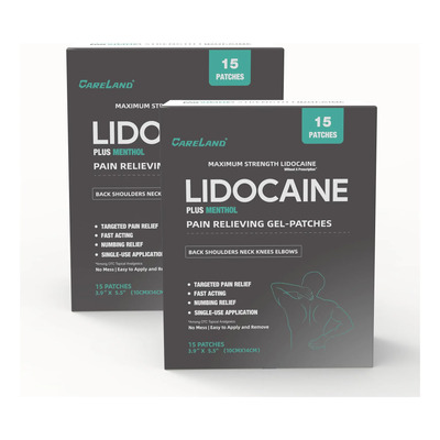 Parche Para Alivio Del Dolor Careland Lidocaína 4% + Mentol  | Envío gratis