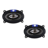 2 Bocinas De 4x6 Pulgadas 4 Vias 45w Rms Rockseries Rks-p464 Color Negro Con Cromo