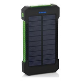 Top Banco De Energia Solar Impermeável 20000mah 2 Portas Usb