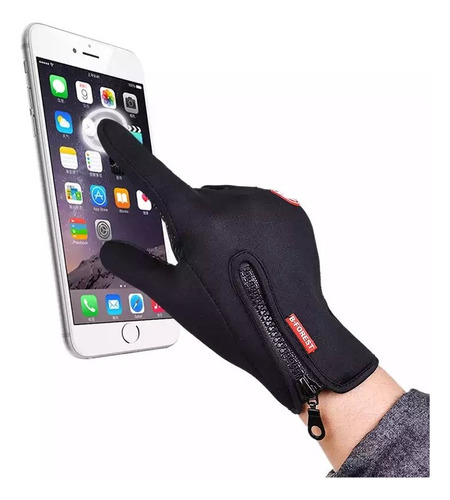 Guantes Ciclismo Largos  Para Invierno Y Touch Para Celular