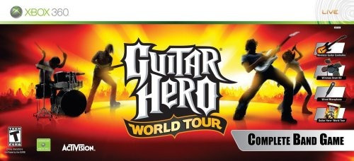 Xbox 360 De Guitar Hero World Tour Band Bundle.