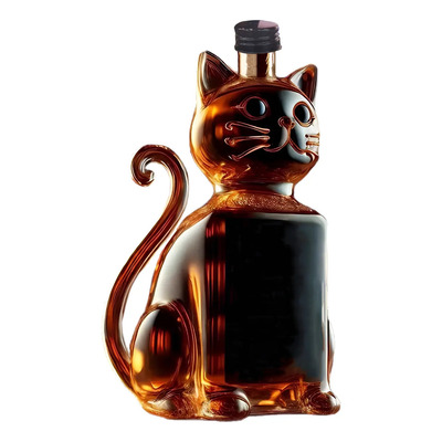 Botella De Whisky Kitty De 300 Ml Con Alto Contenido De Boro