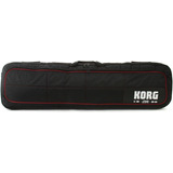 Funda Con Ruedas Para Teclado Korg Cb Sv1 88 Color Negro