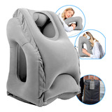 Almohada Inflable De Viaje Avión Buses Cojín Para Descanso