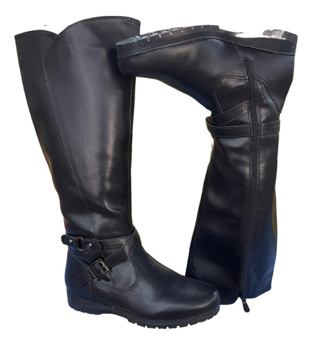 Bota Feminina Montaria Cano Longo Mooncity 71073