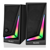 Altavoces Rgb Para Computadora, Altavoz Estéreo De 2.0 Canal