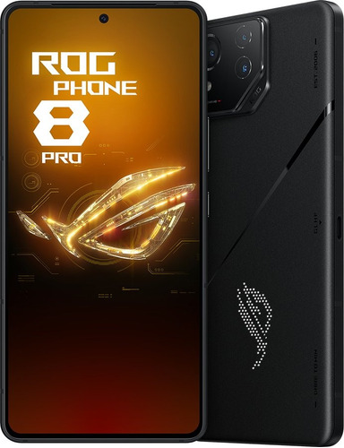 Asus Rog Phone 8 Pro 16gb Ram 512gb Celular Snapdragon 8 Gen 3 Teléfono 5g Dual Sim 165hz Smartphone Con Gatillos 5500mah Carga Inalambrica Nfc Ip68