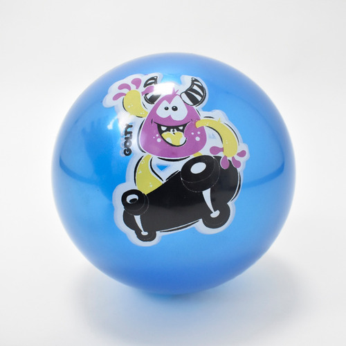 Pelota En Pvc Golty Monsters Color Azul