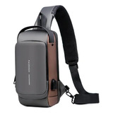 Bolso De Pecho Bandolera Antirrobo Impermeable Con Usb