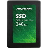 Ssd Hikvision 240gb 2,5  Sata 3 - Hs-ssd-c100/240g