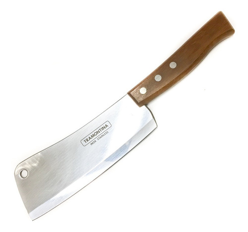 Hachuela Hacha De Cocina Tramontina Acero 16cm M/ Madera