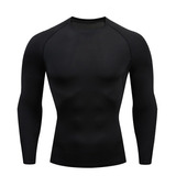 Playera Licra Deportiva Hombre Gym Compresión Cuello