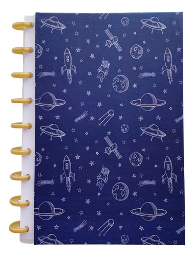 Libreta De Discos Frances Bullet Journal Puntos Galaxia