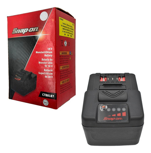 Snapon Ctb8187 Bateria Monsterlithium 18v 5 Ah Compatible 