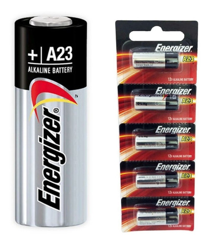 Pila Bateria A23 A 23 Energizer Timbres Alarma 12v X 5u