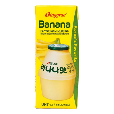 Leche Coreana Binggrae Sabor Banana De 200ml | MercadoLibre