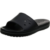 Crocs Unisex Crocband Iii Slide Sandalias, Black/graphite, 9