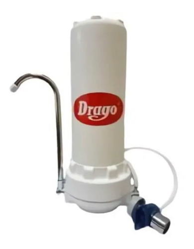 Filtro Purificador De Agua Drago Mp70 12000 Lts Sobre Mesada