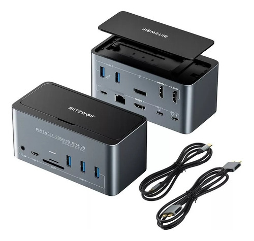 Dock Station Blitzwolf 18 Em 1 Multifuncional M.2 Sata Ssd