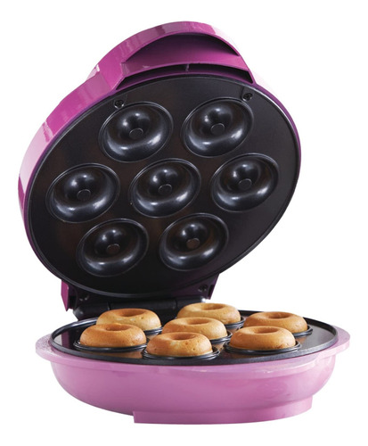 Máquina De Mini Donas Brentwood Ts 250 Rosa/morado - D2505