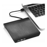 Gravador Externo Usb 3.0 Cd/dvd Slim Mac Note Ultrabook Pc