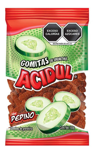 Gomitas Acidul Pepino Chile 100g