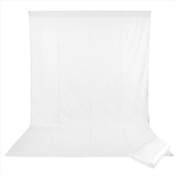 Tela Telon Blanco Lino Fondo Estudio Chroma Key 4.5 X 6 M